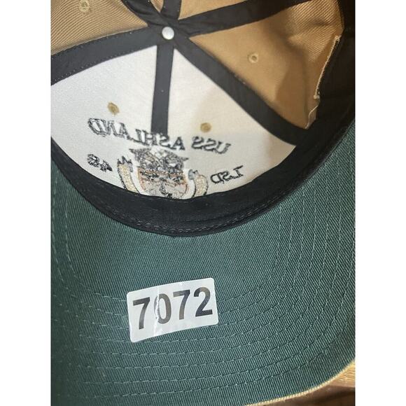 USS Ashland‎ LSD 48 The Corps US Navy Baseball Cap Hat One Size Beige NWOT - Picture 6 of 6